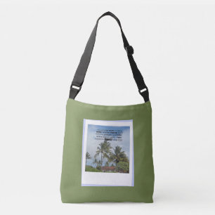 Hawaii Word Art Collage Tragetaschen Mit Langen Trägern