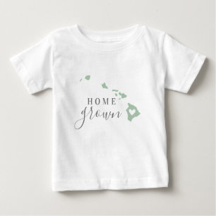 Hawaii Zuhause Grown   Staat-Karte bearbeiten Baby T-shirt
