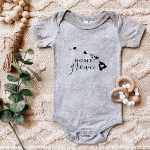 Hawaii Zuhause Grown Staat T-Shirt Baby Strampler