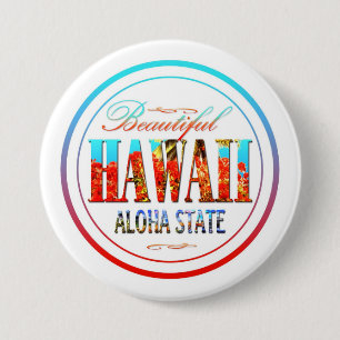 HawaiiAloha Staat Button