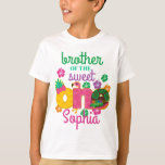 Hawaiian aloha Brother of the First Birthday Girl T-Shirt<br><div class="desc">Dieser besondere T - Shirt,  das besondere und personalisierte Design</div>