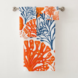 Hawaiian Aloha druckt tropisches Muster Badhandtuch Set