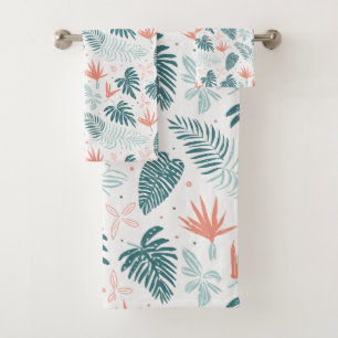 Hawaiian Aloha druckt tropisches Muster Badhandtuch Set
