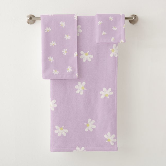 Hawaiian Aloha druckt tropisches Muster Badhandtuch Set (Insitu)