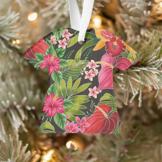 Hawaiian Aloha Shirt Weihnachtsschmuck Ornament (Baum)