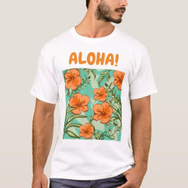 HAWAIIAN ART T - SHIRT