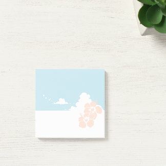 Hawaiian Beach Hibiscus Sky Post-it Klebezettel