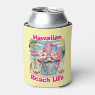 Hawaiian Beach Life Gnome Dosenkühler
