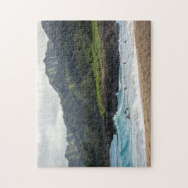 Hawaiian Beach Oahu Surfers Puzzle