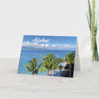 Hawaiian Beach, Ocean und Palms