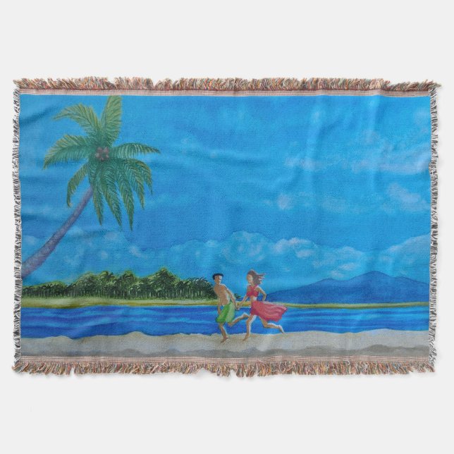 Hawaiian Beach Run Decke (Vorderseite)