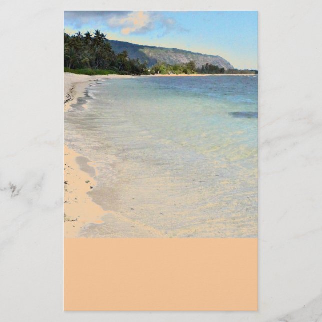 Hawaiian Beach Stationery Briefpapier (Vorderseite)