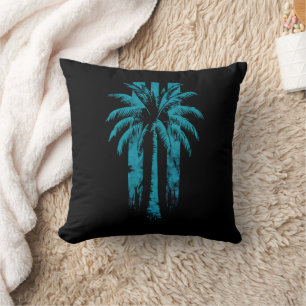 Hawaiian Beach Summer Tropical Vacation Palm Tree Kissen