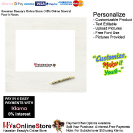 Hawaiian Beauty's Online Store (HB's Online Store) Post-it Klebezettel