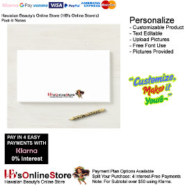 Hawaiian Beauty's Online Store (HB's Online Store) Post-it Klebezettel