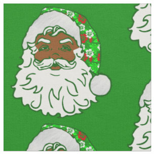 Hawaiian Black Santa Claus Stoff