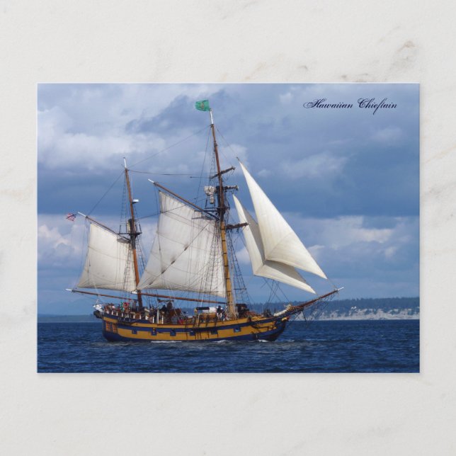 Hawaiian Chieftain Postkarte (Vorderseite)