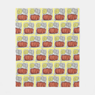 Hawaiian Cuisine Plunch Rice Makaroni Salad Fleecedecke