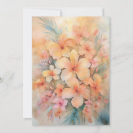 Hawaiian Dreamy Hibiskus Feiertagskarte