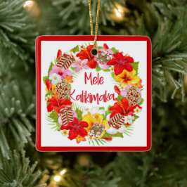 Hawaiian Dreh Flop Wreath Ornament
