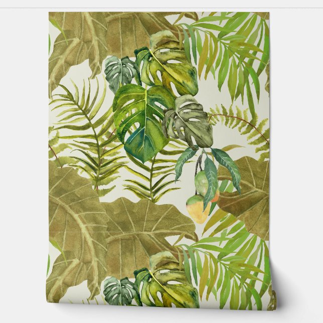 Hawaiian Elephant Ear Mango Regenwald Tapete (Abrollen)
