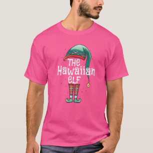 Hawaiian Elf Familie Matching Christmas Group P T-Shirt