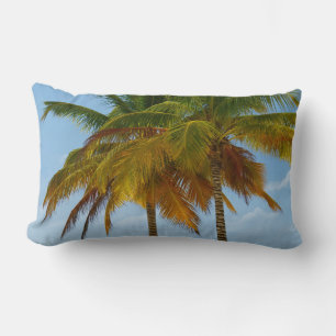 Hawaiian Exotic Beach Palm Trees Lendenkissen