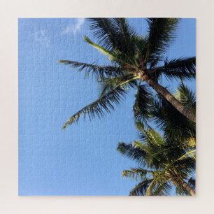 Hawaiian Exotic Beach Palm Trees Puzzle