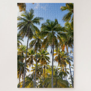 Hawaiian Exotic Beach Palm Trees & Sky Puzzle