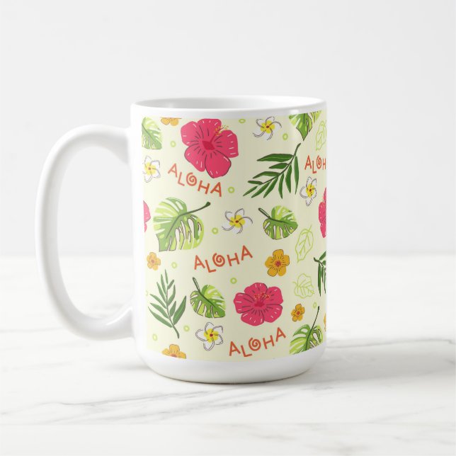 Hawaiian Floral Mug Kaffeetasse (Links)