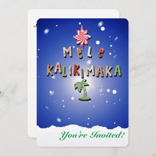 Hawaiian Gingerbread Cookies und Candy 2.0 Einladung