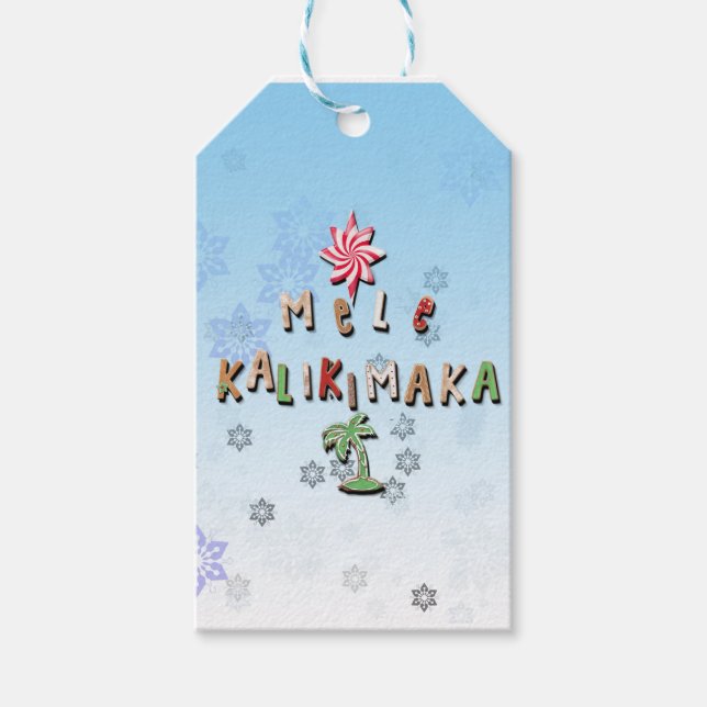 Hawaiian Gingerbread Cookies und Candy 2.0 Geschenkanhänger (Vorderseite)