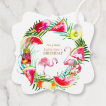 Hawaiian Greenery Frucht Birds Pool Geburtstag