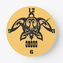 Hawaiian Honu Wall Clock