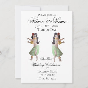 Hawaiian Hula Dancer Thunder_Cove Einladung