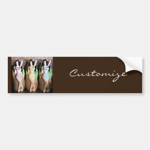 Hawaiian Hula Dancers Thunder_Cove Autoaufkleber