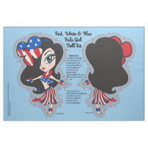 Hawaiian Hula Girl Patriotic Doll Kits und Novelty
