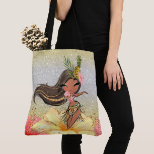 Hawaiian Hula Girl Tasche sehen zurück
