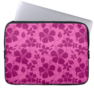 HAWAIIAN HULA (HIBISCUS) BURGUNDERWEIN LAPTOPSCHUTZHÜLLE