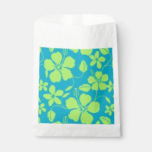 HAWAIIAN HULA (HIBISCUS) TEAL LIME GESCHENKTÜTCHEN