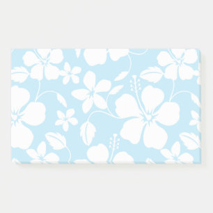 HAWAIIAN HULA (HIBISKUS) BLAU POST-IT KLEBEZETTEL