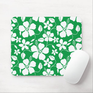 HAWAIIAN HULA (HIBISKUS) GRÜNE MOUSEPAD