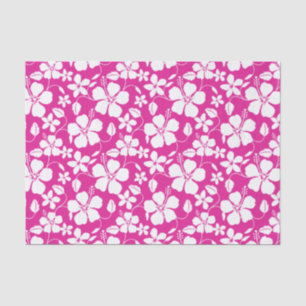 HAWAIIAN HULA (HIBISKUS) HITZPINK SEIDENPAPIER