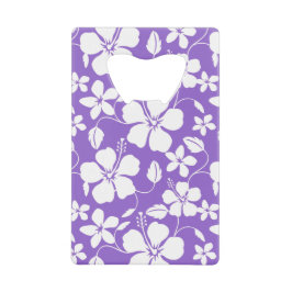 HAWAIIAN HULA (HIBISKUS) LICHT LILA GELDBEUTEL FLASCHENÖFFNER