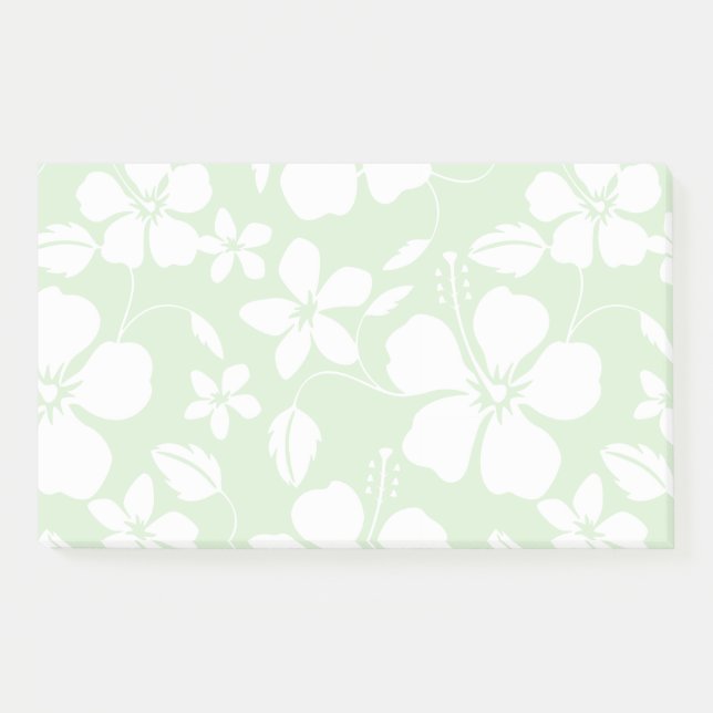 HAWAIIAN HULA (HIBISKUS) LIMON POST-IT KLEBEZETTEL (Vorderseite)