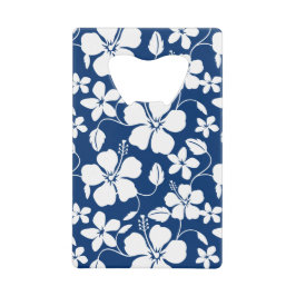 HAWAIIAN HULA (HIBISKUS) NAVY GELDBEUTEL FLASCHENÖFFNER