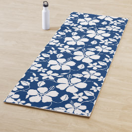 HAWAIIAN HULA (HIBISKUS) NAVY YOGAMATTE