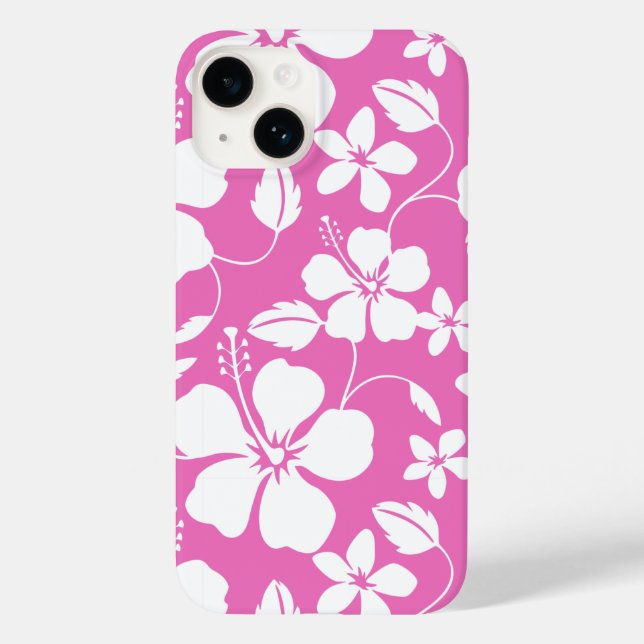 HAWAIIAN HULA (HIBISKUS) PINK Case-Mate iPhone HÜLLE (Rückseite)