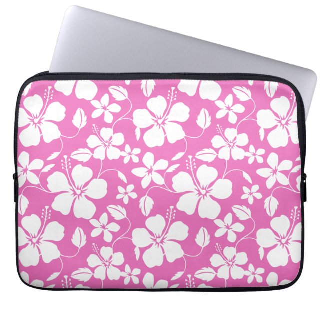 HAWAIIAN HULA (HIBISKUS) PINK LAPTOPSCHUTZHÜLLE (Vorderseite)