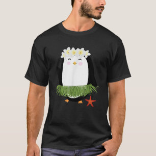 Hawaiian Hula Penguin Luau Party Hawaii Geschenk f T-Shirt